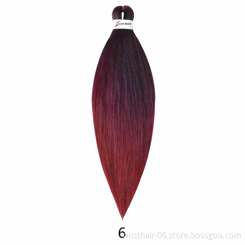 MYZYR Ombre Pre Stretched Braiding Hair Extensions Jumbo Braids Hair Synthetic Crochet Hair Low Temperature Fiber Mirra's Mirror